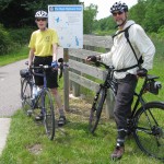 Don & Ruth on the Maple Highlands Trail.